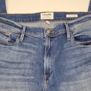 FRAME L'HOMME ATHLETIC FIT MENS 42 X 32 BLUE JEANS